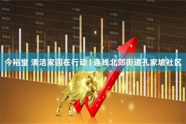 今裕堂 清洁家园在行动 | 连线北郊街道孔家坡社区