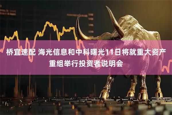 桥宜速配 海光信息和中科曙光11日将就重大资产重组举行投资者说明会