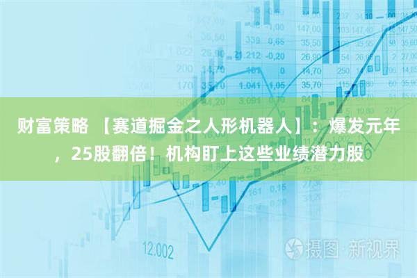 财富策略 【赛道掘金之人形机器人】：爆发元年，25股翻倍！机构盯上这些业绩潜力股